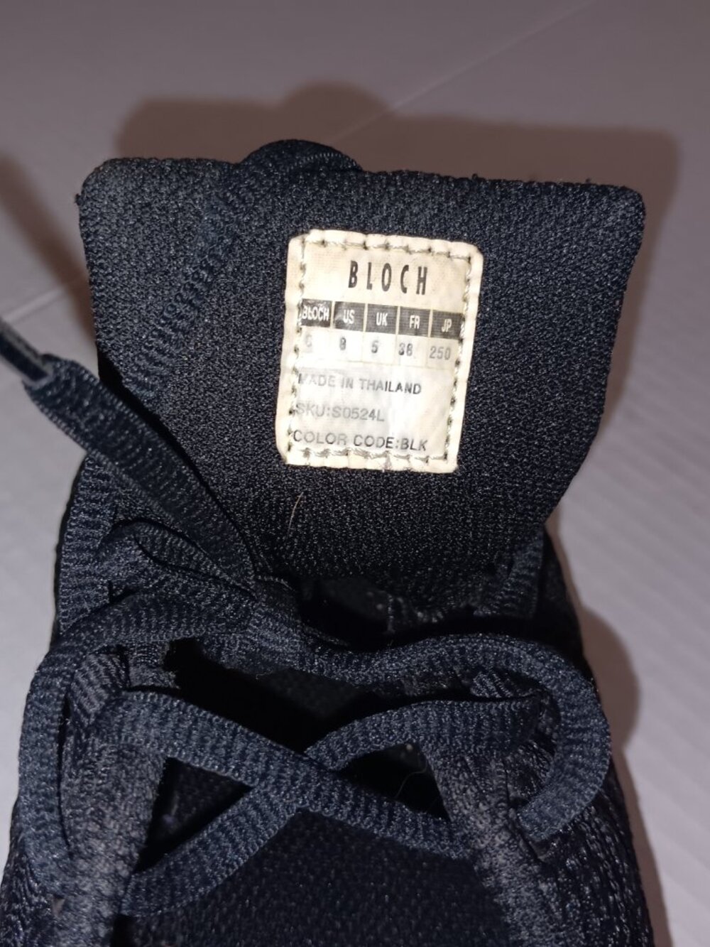 BLOCH CRISS CROSS SPLIT SOLE DANCE SNEAKERS - Picture 10 of 10